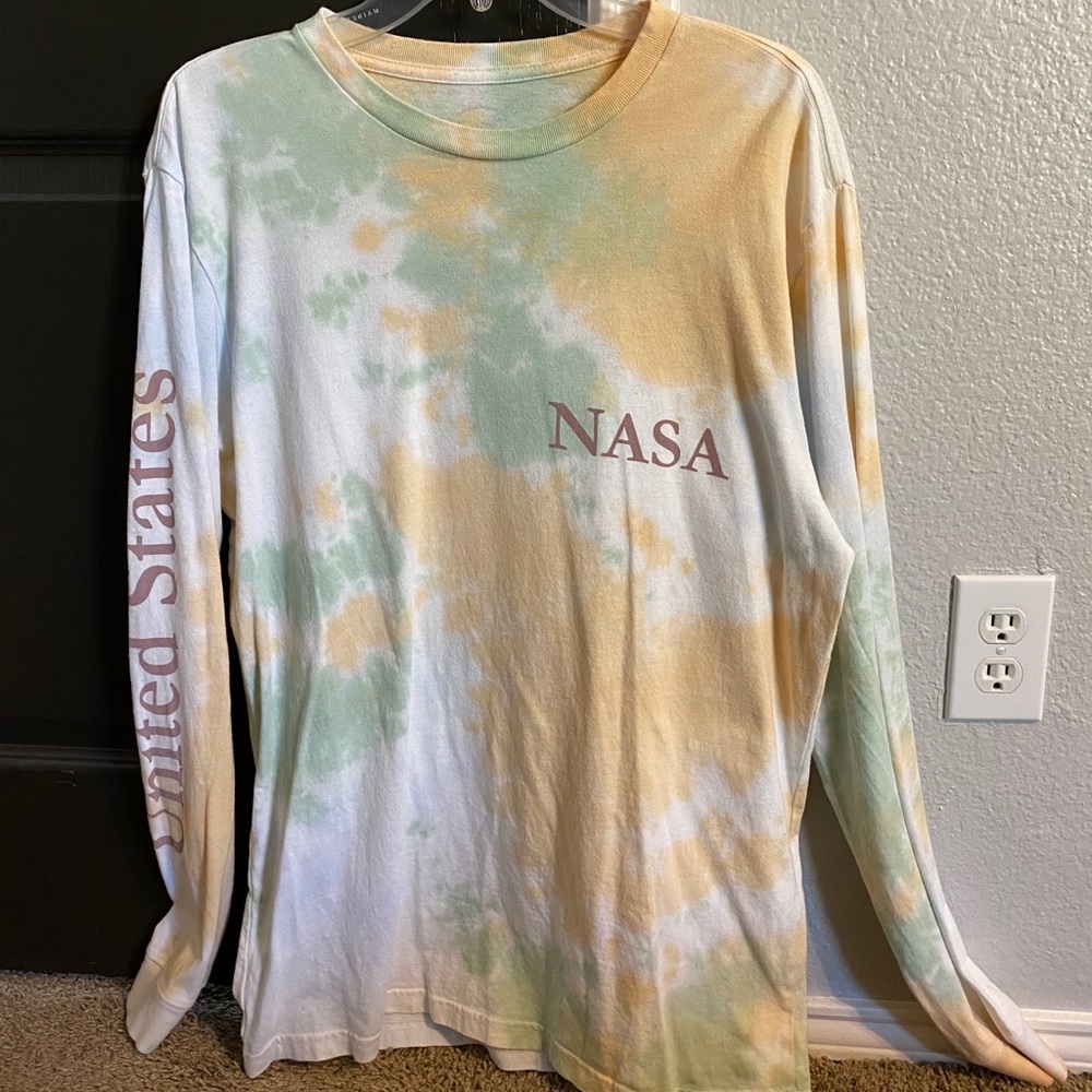 Neon Riot NASA Long Sleeved Shirt Tie Dye